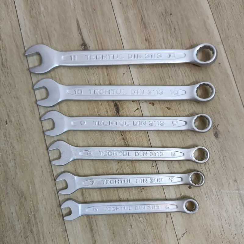 آچار یکسر تخت و یکسر رینگی تک تول (TECH-TUL) مجموعه 12 عددی gallery3