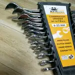آچار پلکانی 12 عددی یک سر رینگ یک سر تخت کینگ پرو KingPro thumb 6