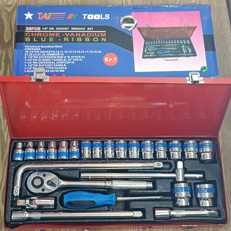 جعبه بکس 24 پارچه درایو 1/2 تات تولز TAT TOOLS gallery0