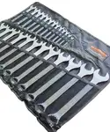 مجموعه 25 عددی آچار یکسر تخت یکسر رینگ تک تول thumb 3
