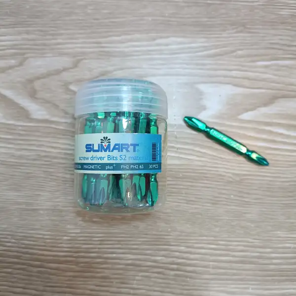 سری پیچ گوشتی (بیت سر دریل) سایز PH2 برند SUMART اصل تایوان