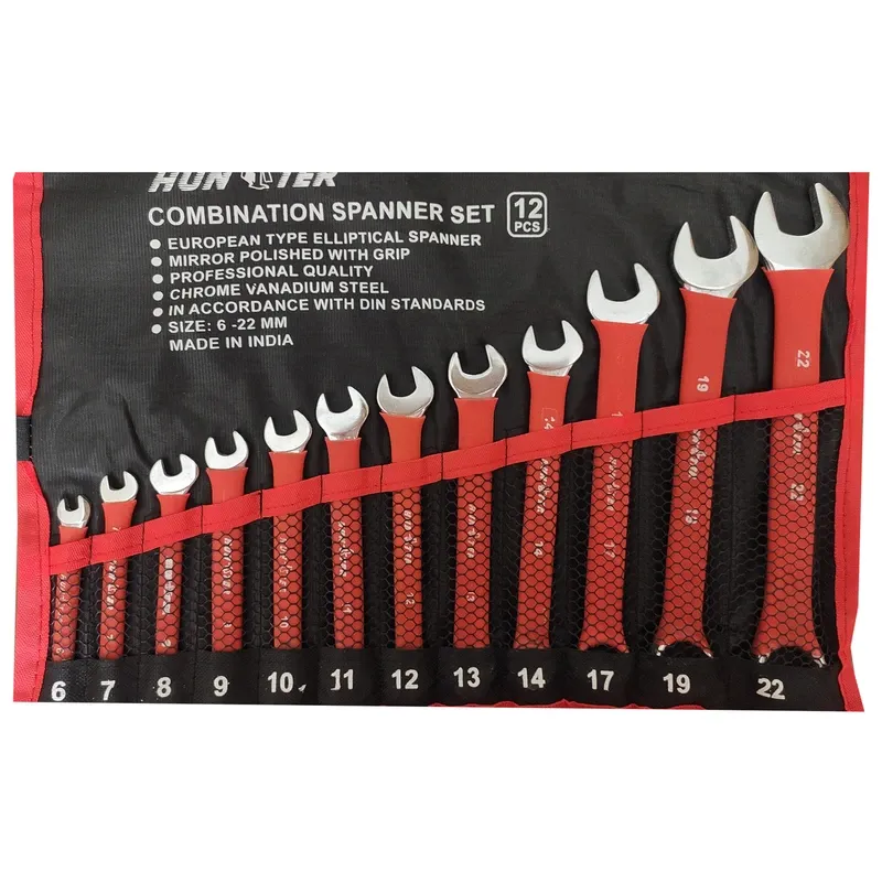مجموعه 12 عددی آچار یکسر تخت و یکسر رینگ هانتر مدل HN-12 gallery4