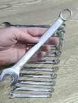 مجموعه 12 عددی آچار یکسر تخت یکسر رینگ پلکانی EURO DIN جنس فوق العاده عالی thumb 4