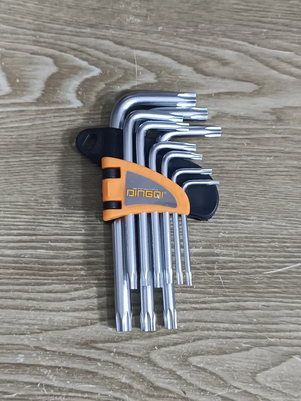 مجموعه 9 عددی آچار آلن ستاره ای کوتاه دینگی کد 17123A gallery1