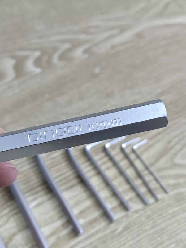 مجموعه 9 عددی آچار آلن شش گوش دینگی کد 17120A gallery4