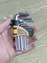 مجموعه 9 عددی آچار آلن شش گوش دینگی کد 17120A gallery1