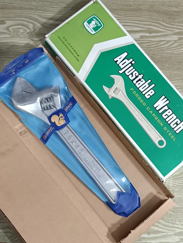 آچار فرانسه سنجاب نشان Squirrel Brand سایز 15 اینچ چین قدیم gallery0